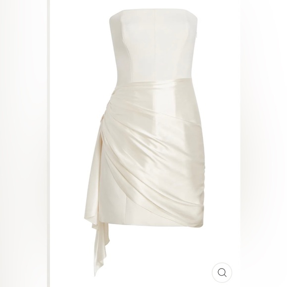 Cinq A Sept Kennith Sash Mini Dress - Ivory/ Cream - Size 0 - Picture 2 of 7